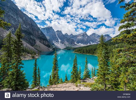 Moraine Lake Banff Nationalpark Alberta Canada Canadian Rockies