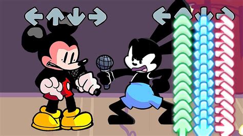 Fnf Ejected But Mickey Mouse Oswald Sings It Oswald Vs Mickey