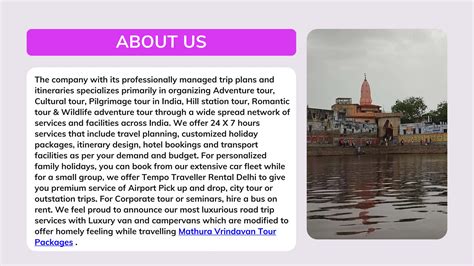 Tips For A Weekend Gateway In Mathura Vrindavan And Agra PPT