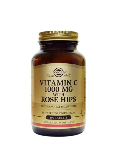 Vitamin C 100mg with rose hips 100 tabletas La Farmacia Biológica