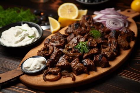 Premium Photo | Kebab meat dish