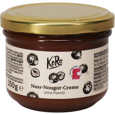 Koro Nuss Nougat Creme Ohne Palm L Von Motatos Ansehen