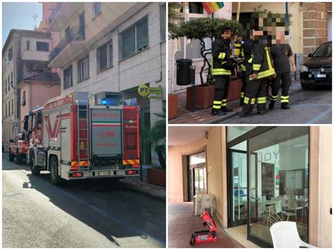 Imperia Principio Di Incendio In Un Bar Di Via De Sonnaz Sul Posto I