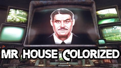 Mr House Colorized Fallout New Vegas Youtube