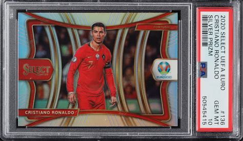 Cristiano Ronaldo 2020 Select Euro 136 Mezzanine Silver Price Guide