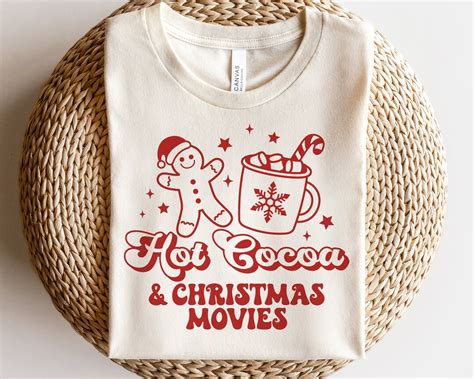 Hot Cocoa Christmas Movies Svg Christmas Svg Hot Cocoa Png Groovy Vintage Retro Christmas