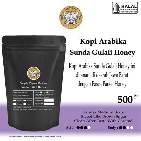 Jual Kopi Arabika Sunda Gulali Honey Gr Arabika Specialty Biji