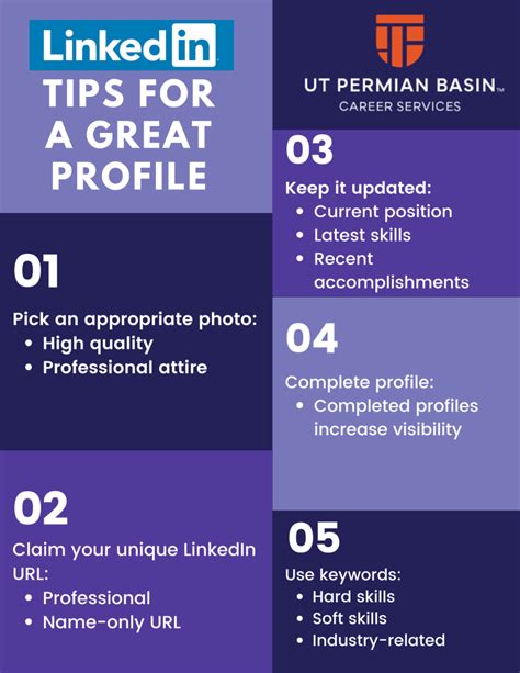 Top 10 Tips for LinkedIn Profile – Career Services | University of ...