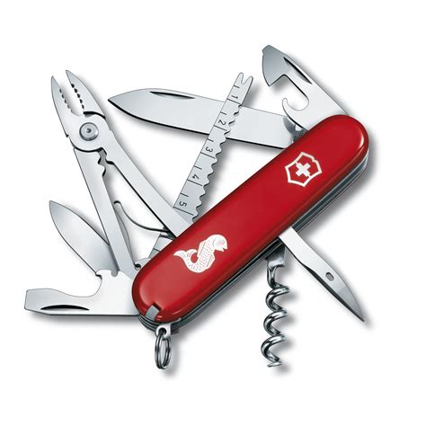 Nava Vic Navaja Angler Rojo De Mm Victorinox Sibsa