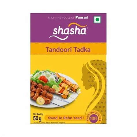 Chicken Masala Whole Spices G Shasha Tandoor Tadka Packaging Type