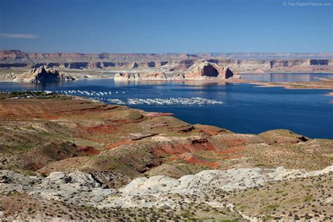 Lake Powell From Viewpoint Near Dam