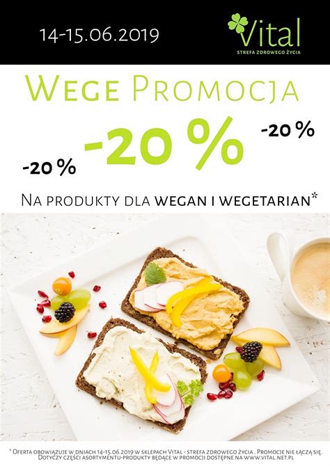 Wege Promocja Produkty Dla Wegan I Wegetarian Z Rabatem Vital