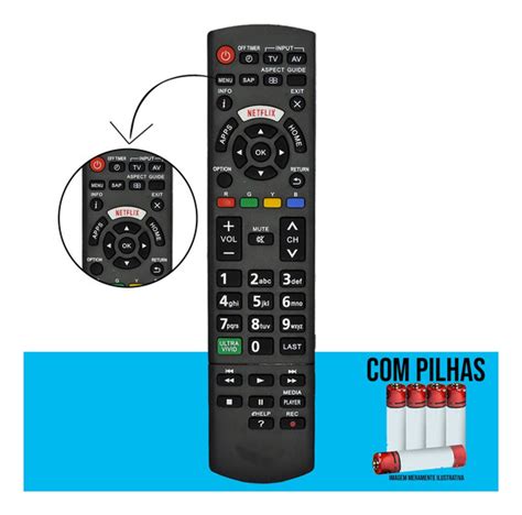 Controle Tv Panasonic Netflix MercadoLivre