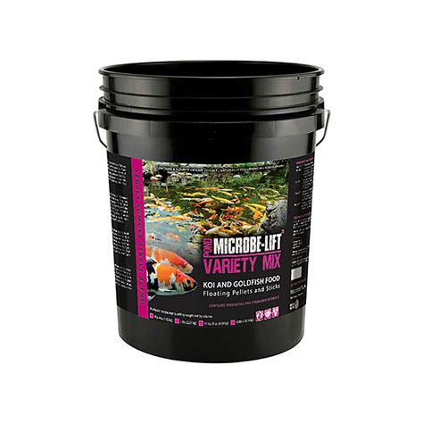 Microbe Lift Legacy Variety Mix Koi Food Bucket Pond Products