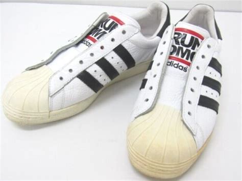 Run Dmc X Adidas Originals Superstar 80s White Black Light Scarlet