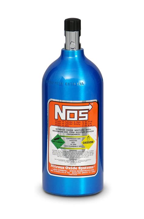 Nos 14720nos 25 Lb Electric Blue Nitrous Bottle