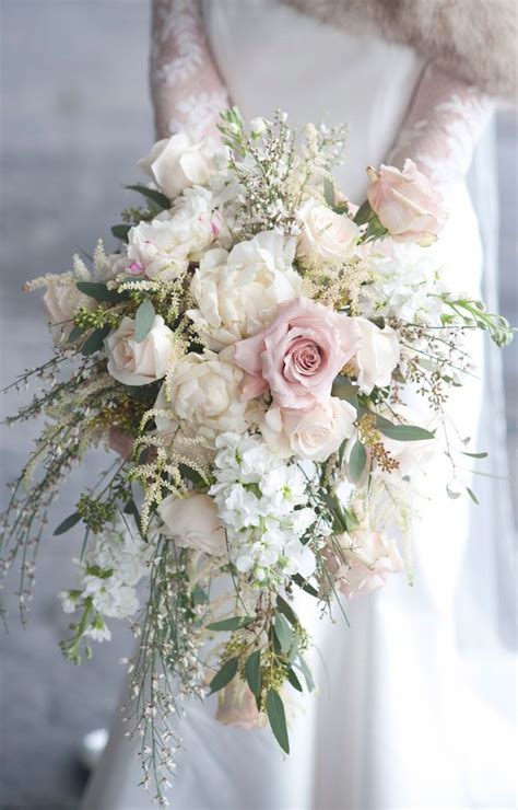 40 Best Ideas For You To Plan Perfect Blush Pink Weddings Bridal Bouquet Flowers Small