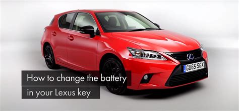 How to: Replace the battery in your Lexus key fob - Lexus UK Magazine