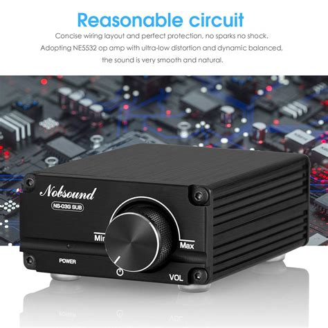 Buy Nobsound 100w Subwoofer Mono Channel Digital Power Amplifier Class