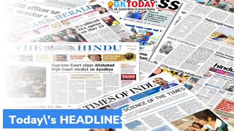 Current Affairs- Today’s Headlines: August 25, 2022 - GKToday