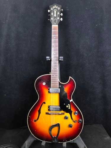 1965 Guild Slim Jim T 100d Sunburst Guitars Archtop Electric And Acoustic Retromusic