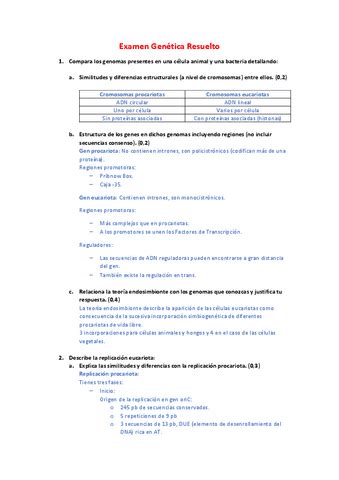 Examen Parcial Genetica Resuelto Pdf