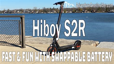 Hiboy S R Electric Scooter Review Fast And Fun With A Swappable