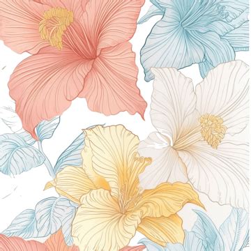 Cream Ii Pastel Flower Doodle Flower Floral Doodle Png Transparent