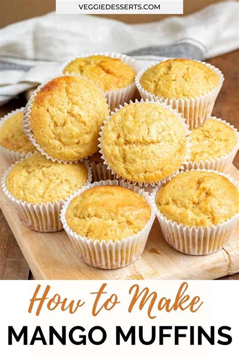 Vanilla Mango Muffins Veggie Desserts