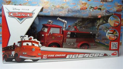 Pixar Cars Red Fire Truck