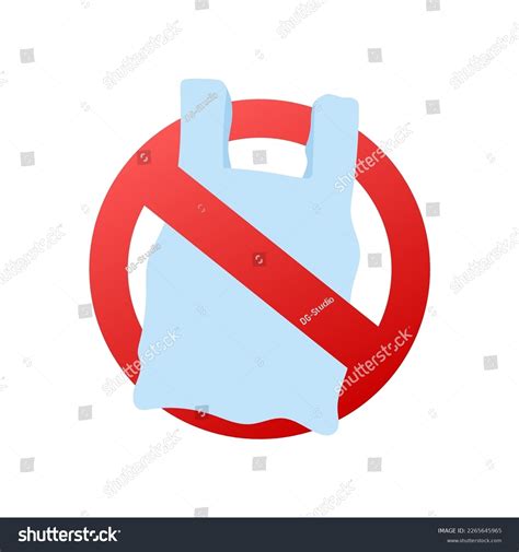 Say No Plastic Bags Poster Campaign Stock Vector (Royalty Free) 2265645965 | Shutterstock