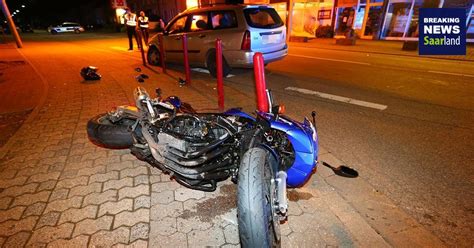 Biker und Sozius beim Überholen schwer verletzt Breaking News Saarland