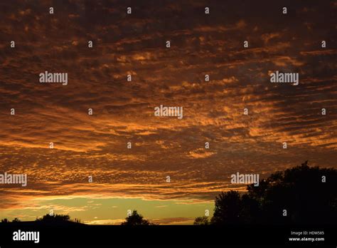 Summer Sunset Clouds Stock Photo - Alamy