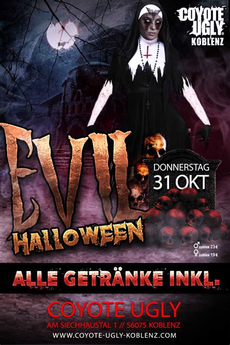 Party Halloween Party Alle Drinks Inkl Koblenz Coyote