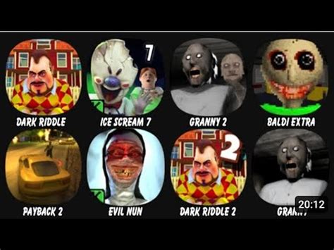 Dark Riddle Ice Scream 7 Granny Chapter Two Baldi Super Extra Scary