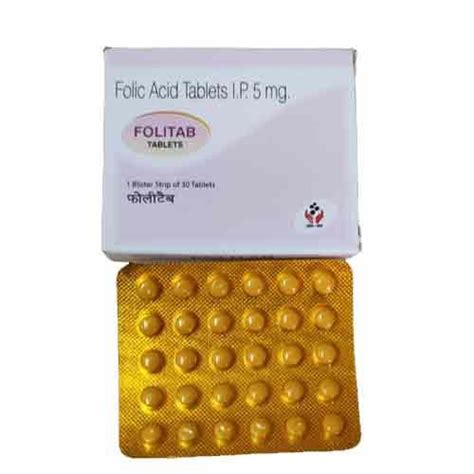 Folic Acid Tablets Ip Mg At Rs Strip In Amritsar Id