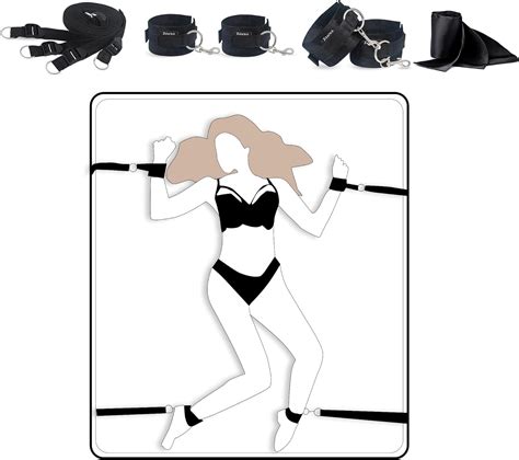 Amazon Sex Bondage BDSM Kit Restraints Set Bed Restraints Extremely Stable BDSM Restraint