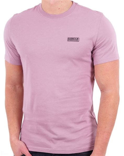 Barbour International Small Logo T Shirt Purple S Casual Classics