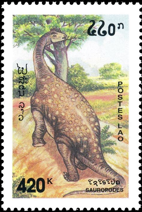 Paleophilatelie Eu Laos 1994 Dinosaurs