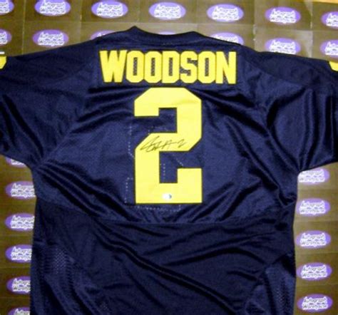 Charles Woodson autographed Jersey (Michigan Wolverines)