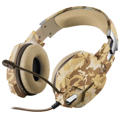 Trust Gxt 322d Carus Gaming Headset Desert Camo