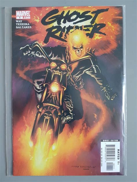 GHOST RIDER 1 VICIOUS CYCLE MARVEL SEP 2006 NM WAY TEXEIRA SALTARES