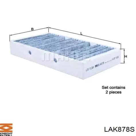 LAK878S Knecht-Mahle фильтр салона