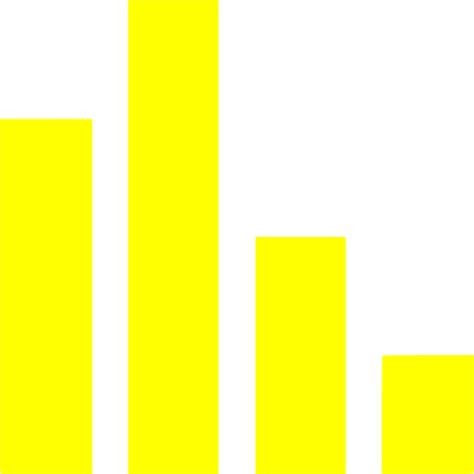 Yellow Bar Chart 5 Icon Free Yellow Chart Icons