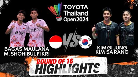 Bwf R Md Bagas Fikri Ina Vs Kim Gi Jung Kim Sa Rang Kor