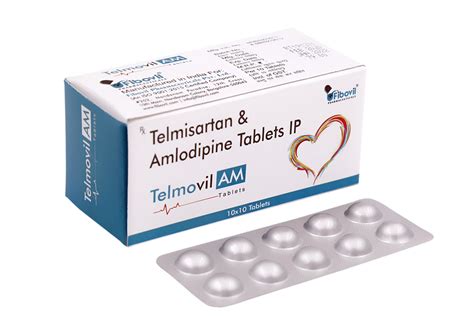 FIBOVIL Telmisartan 40mg Amlodipine 5mg ALU ALU At Rs 790 Box In