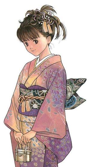 Kimono Girl Drawing At Explore Collection Of