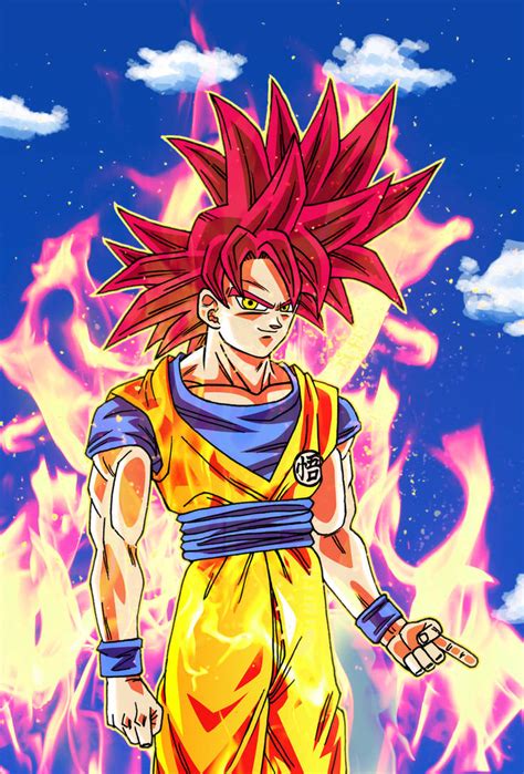 Goku Ssjgod 2 By Albertocubatas On Deviantart