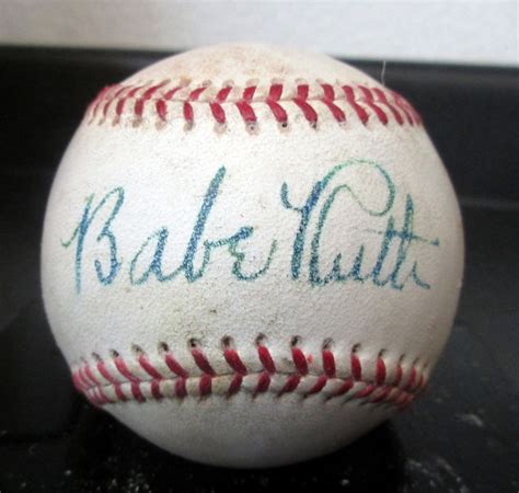 Babe Ruth Replica 1934 Autographed American League Baseball Etsy