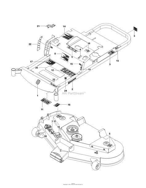 Husqvarna RZ 4824TF BF 967003803 2012 06 Parts Diagram For DECALS